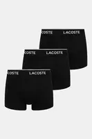 Boxerky Lacoste 3-pack pánské, černá barva, 5H1300