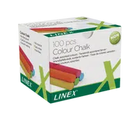 Linex - Křídy školní kulaté LINEX, barevné