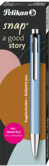 Pero kuličkové K10 modré Snap