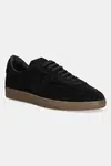 Semišové tenisky MSGM pánské, černá barva, 3940MS021 996