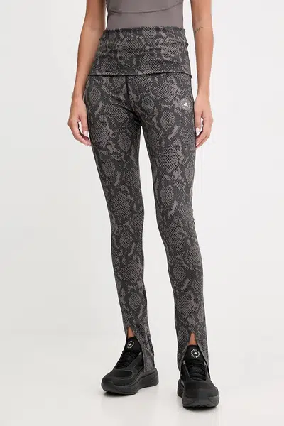 Tréninkové legíny adidas by Stella McCartney dámské, šedá barva, JW4575