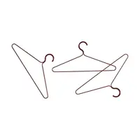 Sada věšáků HAY Colour Hanger 23 x 43 cm 3-pack vínová barva