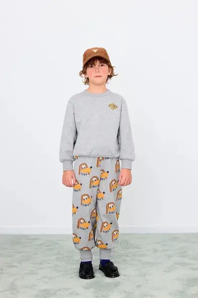 Tinycottons Dětské bavlněné tepláky Tinycottons DOGS SWEATPANT