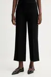 Kalhoty Sessun dámské, černá barva, high waist, 24107014