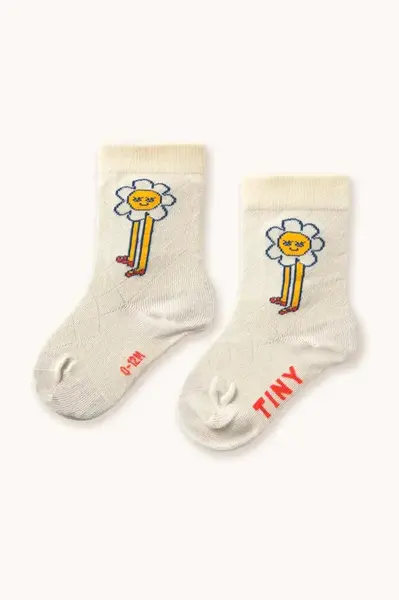 Dětské ponožky Tinycottons DAISIES MEDIUM HEIGHT SOCKS
