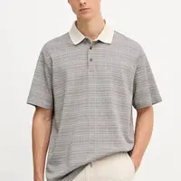 Bavlněné polo tričko BOSS pánské, bílá barva, 50543402