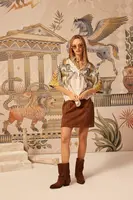 Košile Medicine dámská, béžová barva, regular, s klasickým límcem