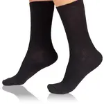 Bellinda 
FANCY RIB MODAL SOCKS - Women's Modal Socks - Black