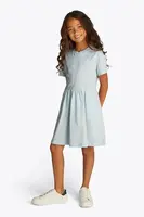 Dívčí šaty Tommy Hilfiger modrá barva, mini, KG0KG08591