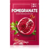 The Saem Natural Mask Sheet Pomegranate plátýnková maska pro intenzivní vypnutí a rozjasnění pleti 21 ml