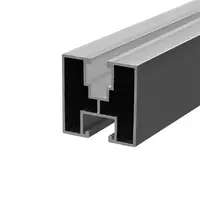 Hliníkový montážní H profil 40x40mm 3,60 m stříbrný