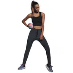 Dámské sportovní legíny BAS BLACK Lorena grafit XL