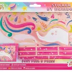 Lepení podle čísel Jednorožec