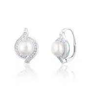 JwL Luxury Pearls Krásné stříbrné náušnice s pravými perlami JL0718