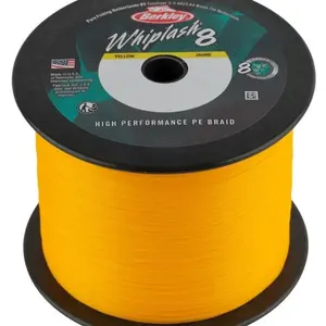 Berkley splétaná šňůra whiplash 8 yellow metráž - 0,16 mm 20,9 kg
