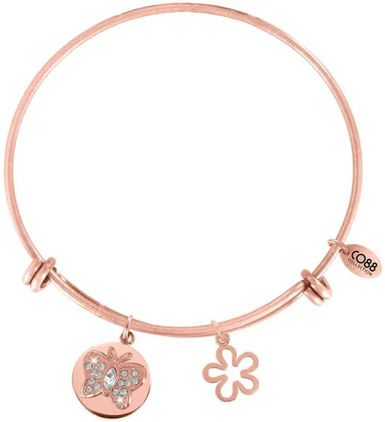 CO88 Ocelový náramek s motýlkem 860-180-010008-0000