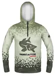 Delphin tričko s kapucí uv armor 50+ predator - m