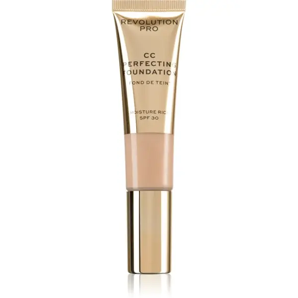 Revolution PRO CC Perfecting hydratační make-up s vyhlazujícím účinkem SPF 30 odstín F1 26 ml