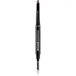 Revolution Relove Power Brow tužka na obočí s kartáčkem odstín Dark Brown 0,3 g