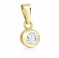 Soliter Zlatý přívěsek s krystalem 246 001 00322