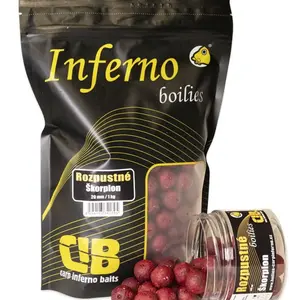 Carp inferno rozpustné boilies hot line škorpion - 1 kg 20 mm