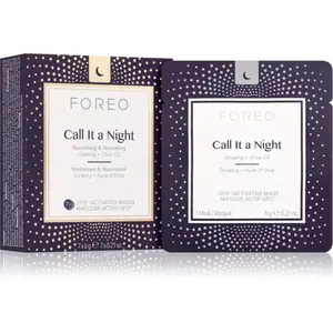 FOREO UFO™ Call It a Night noční revitalizační maska pro obnovu pleti s vyživujícím účinkem 7x6 g