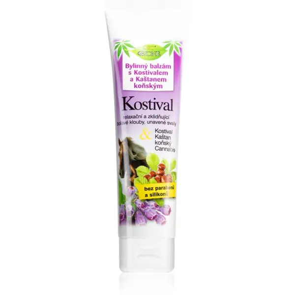 Bione Cosmetics Cannabis Kostival balzám na unavené svaly 100 ml