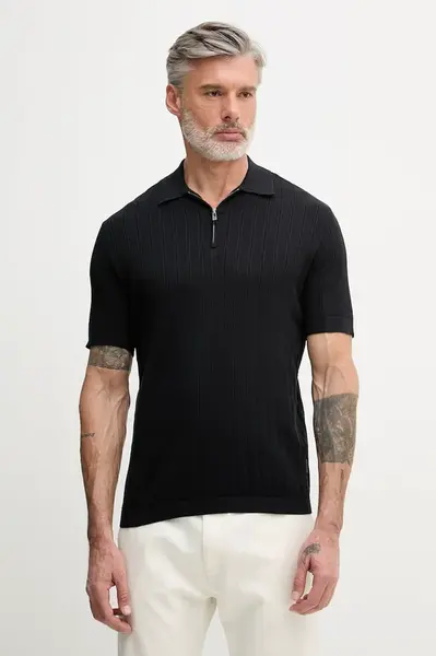 Armani Exchange polo tričko pánske bavlnené