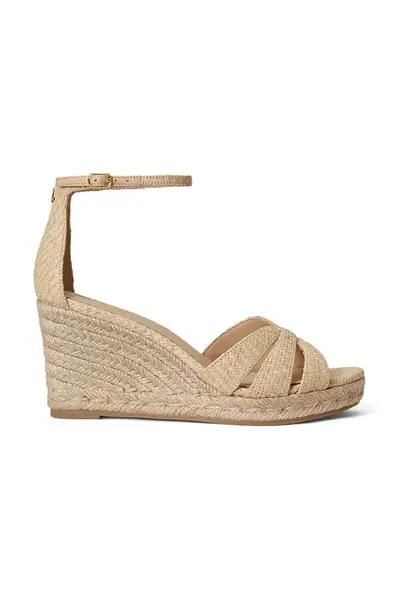 Lauren Ralph Lauren  sandály na klínku Nellie