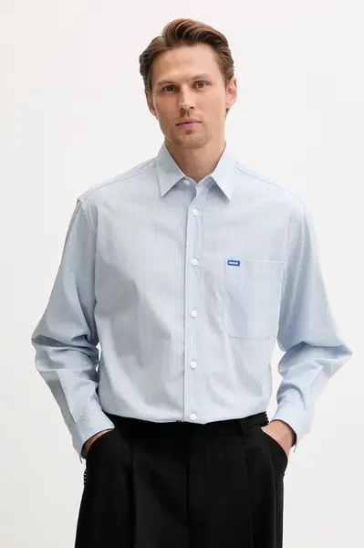 HUGO Blue košile pánská bavlněná Ebalto