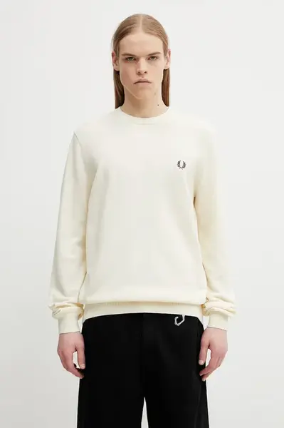 Fred Perry Bavlnený sveter Fred Perry