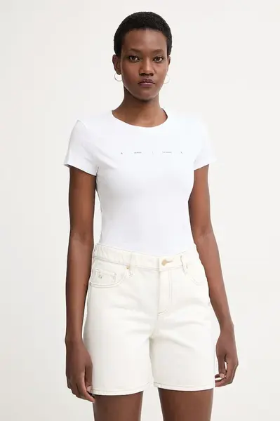 Armani Exchange basic tričko dámské bavlněné
