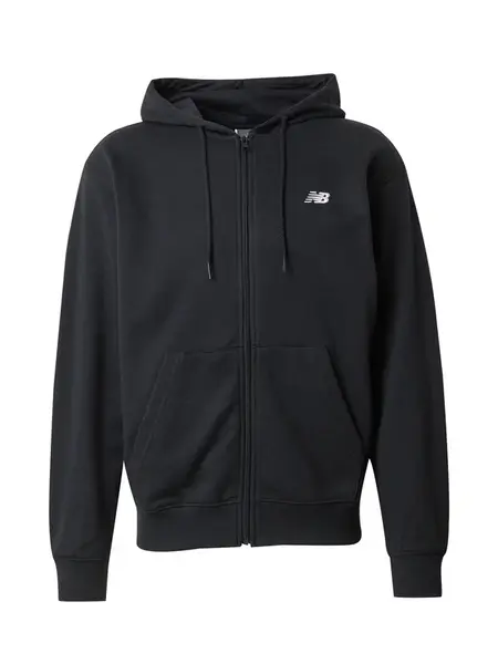 new balance Tepláková bunda 'Essentials'  čierna / biela