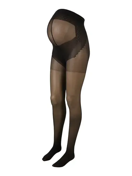 Lindex Maternity Pančuchy  čierna