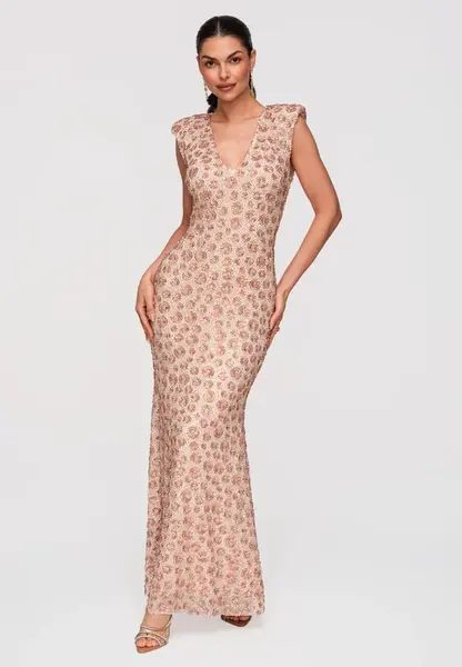 Elegantní maxi večerní šaty