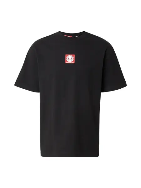 ELEMENT Tričko  svetločervená / čierna / biela