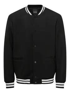 Only & Sons Prechodná bunda 'ONSDenver'  čierna / biela