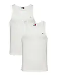Tommy Jeans Tričko 'Tommy Flag Extra Slim Tank'  biela