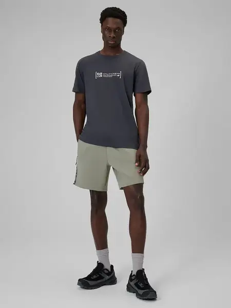 Pánské teplákové kraťasy 4f khaki s