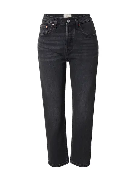 LEVI'S ® Džínsy '501® CROP'  čierny denim