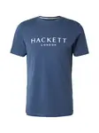 Hackett London Tričko 'CLASC'  modrosivá / biela