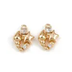 Brass Micro Pave Cubic Zirconia Pendants