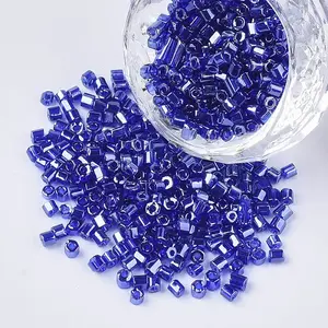 8/0 Two Cut Glass Seed Beads