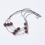 Waxed Cord Tiered Necklace