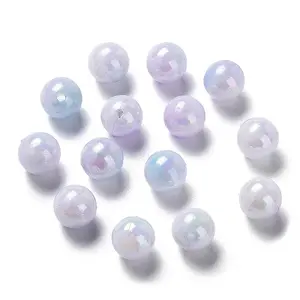 Two Tone Opaque Acrylic Beads