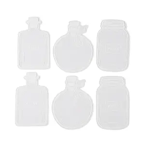 10 Sheets PET Self Adhesive Decorative Stickers