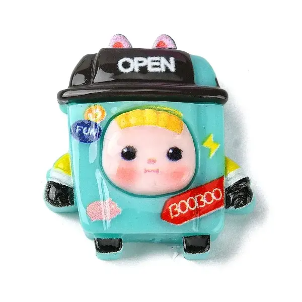 Cartoon Boy Opaque Resin Decoden Cabochons