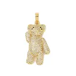 Brass Micro Pave Cubic Zirconia Pendants