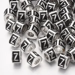 Alloy European Beads