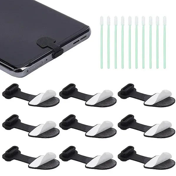 10Pcs Silicone Mobile Anti-Dust Plugs